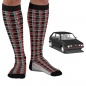 Preview: Socken im Design "GTI MK1" - Grau - Knie / Lang